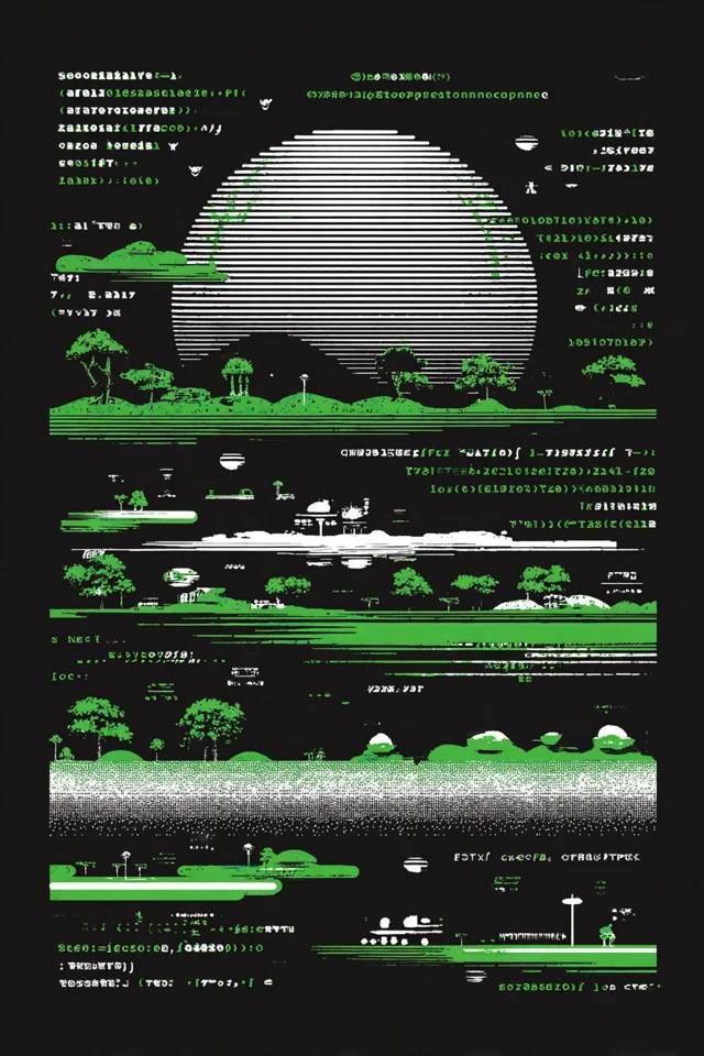 Neon Matrix Glitch - Image 2