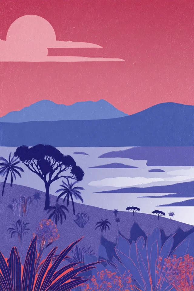 Velvet Dusk Silhouette - Image 2