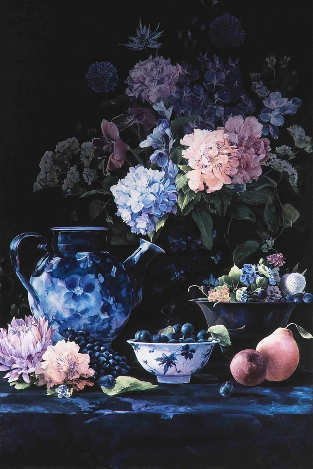 Midnight Blooms: A Surreal Floral Journey - Image 3