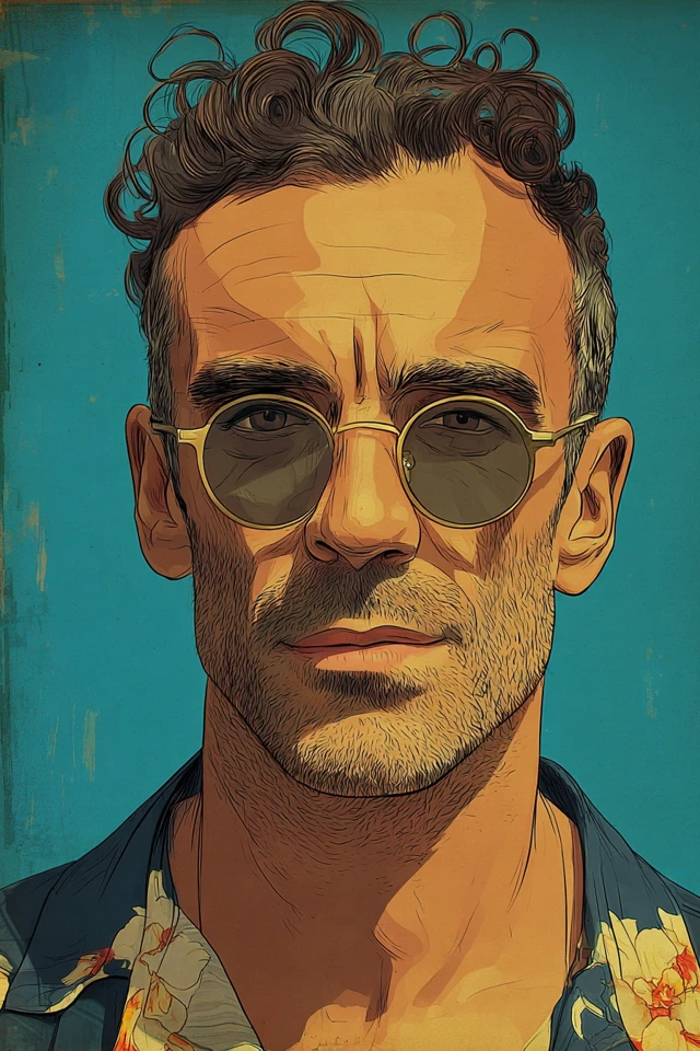 Vintage Summer Portrait - Image 1