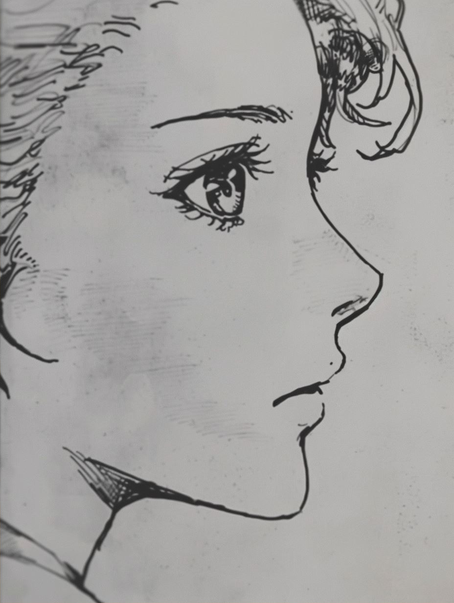 Ethereal Vintage Manga Portraits - Image 2