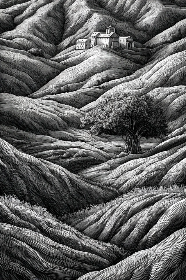 Monochrome Visions: A Study in Texture - Image 2