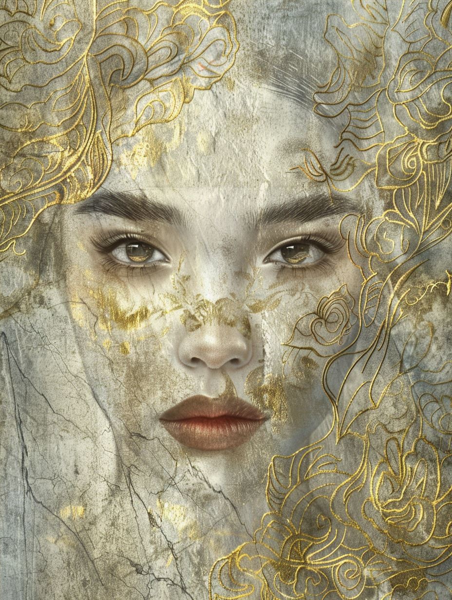 Gilded Fragments of Ancient Beauty - Image 4