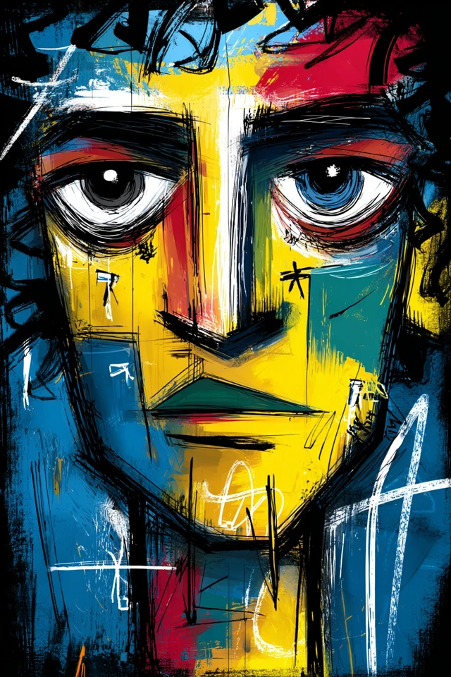 Vibrant Echoes of Modern Abstract Art - Image 1