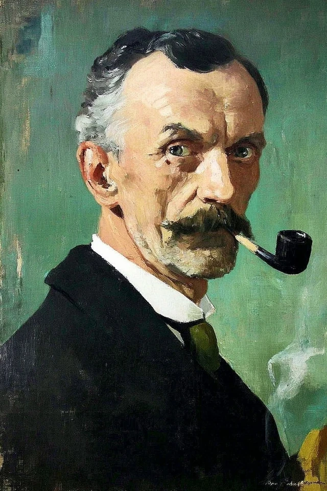Classic Gentleman Portrait - Image 1