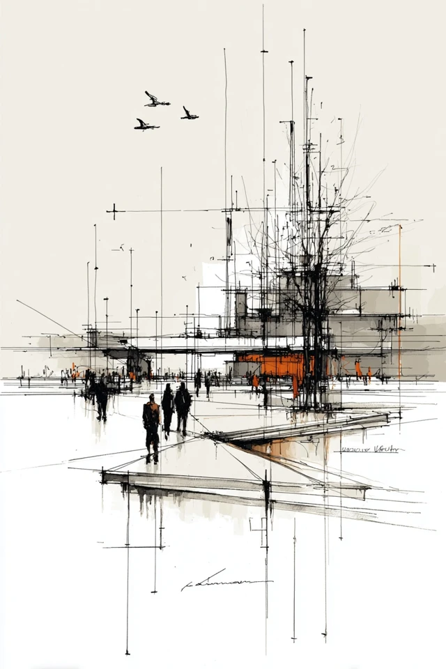 Architectural Sketches of Life and Space - Image 2