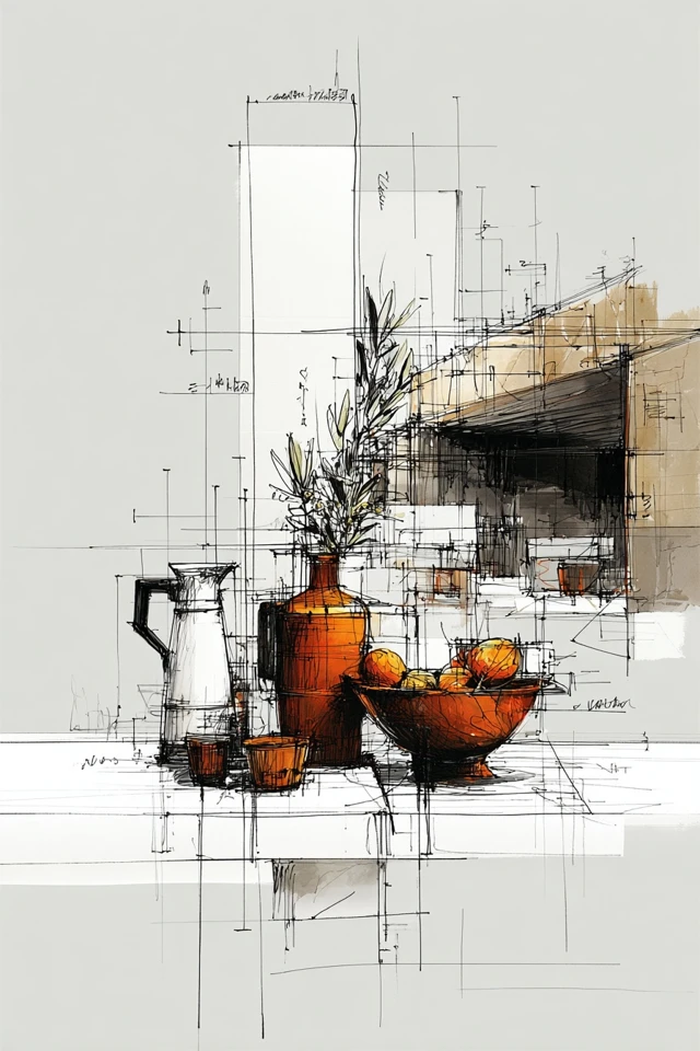 Architectural Sketches of Life and Space - Image 3