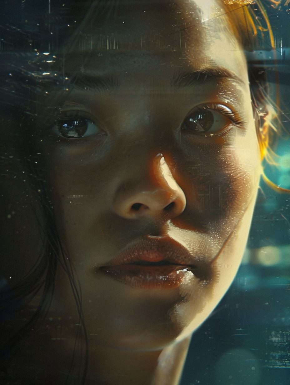 Cinematic Cyberpunk Portrait Series - Image 3