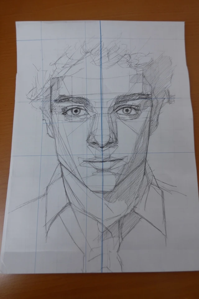 Architectural Pencil Portrait - Image 1