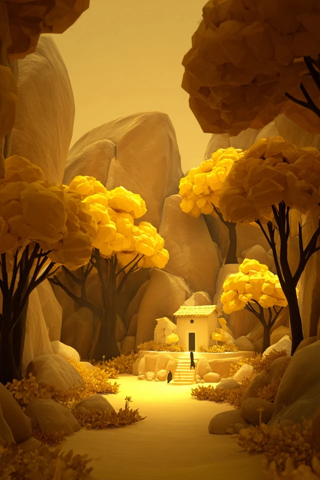Golden Solar Silhouette - Image 2