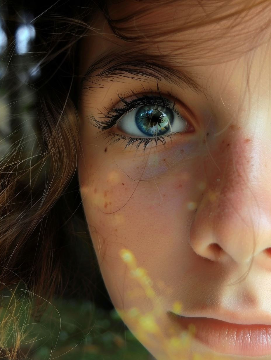 Fragile Gaze Through Glass - Image 2