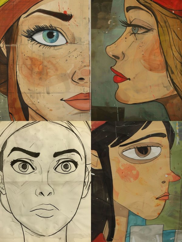 Gaze of the Painted Muse