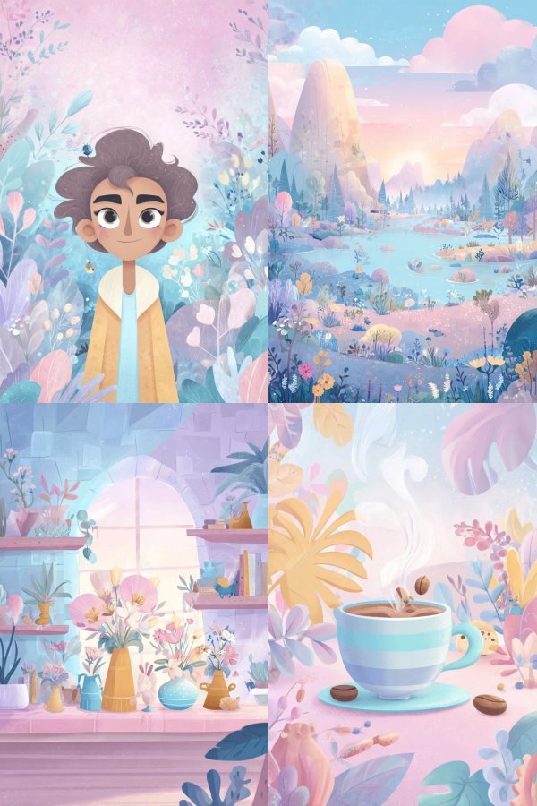 Pastel Dreams: A Whimsical Art Collection