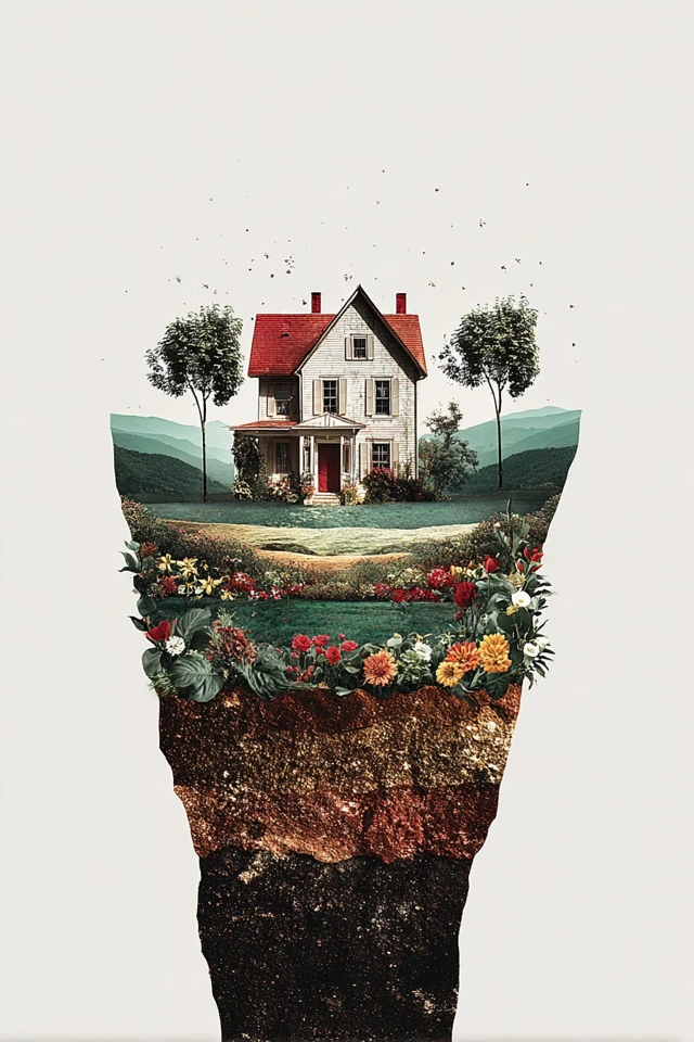Nature's Whisper: Surrealist Digital Art Collage - Image 6
