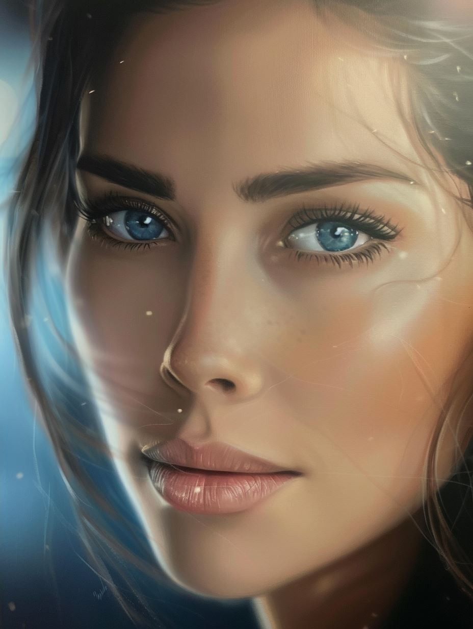 Ethereal Beauty: A Study of Gaze - Image 4