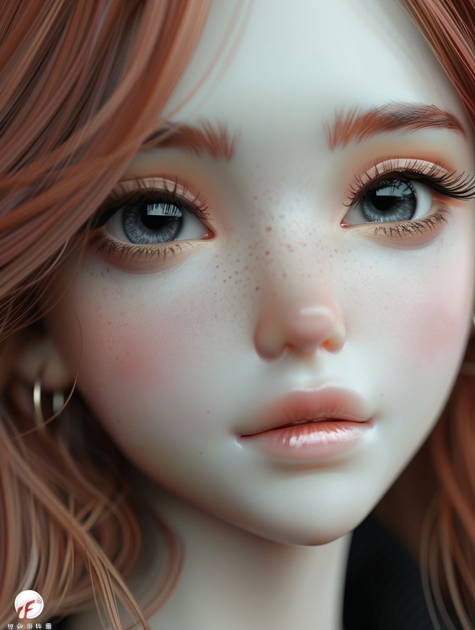 Porcelain Dream Portrait - Image 2