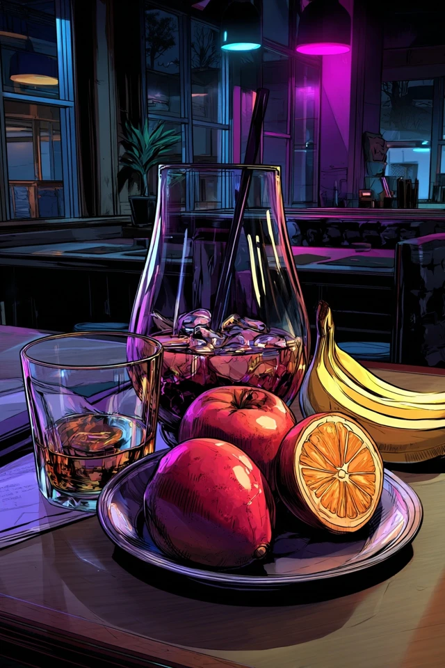 Neon Noir Portrait - Image 3