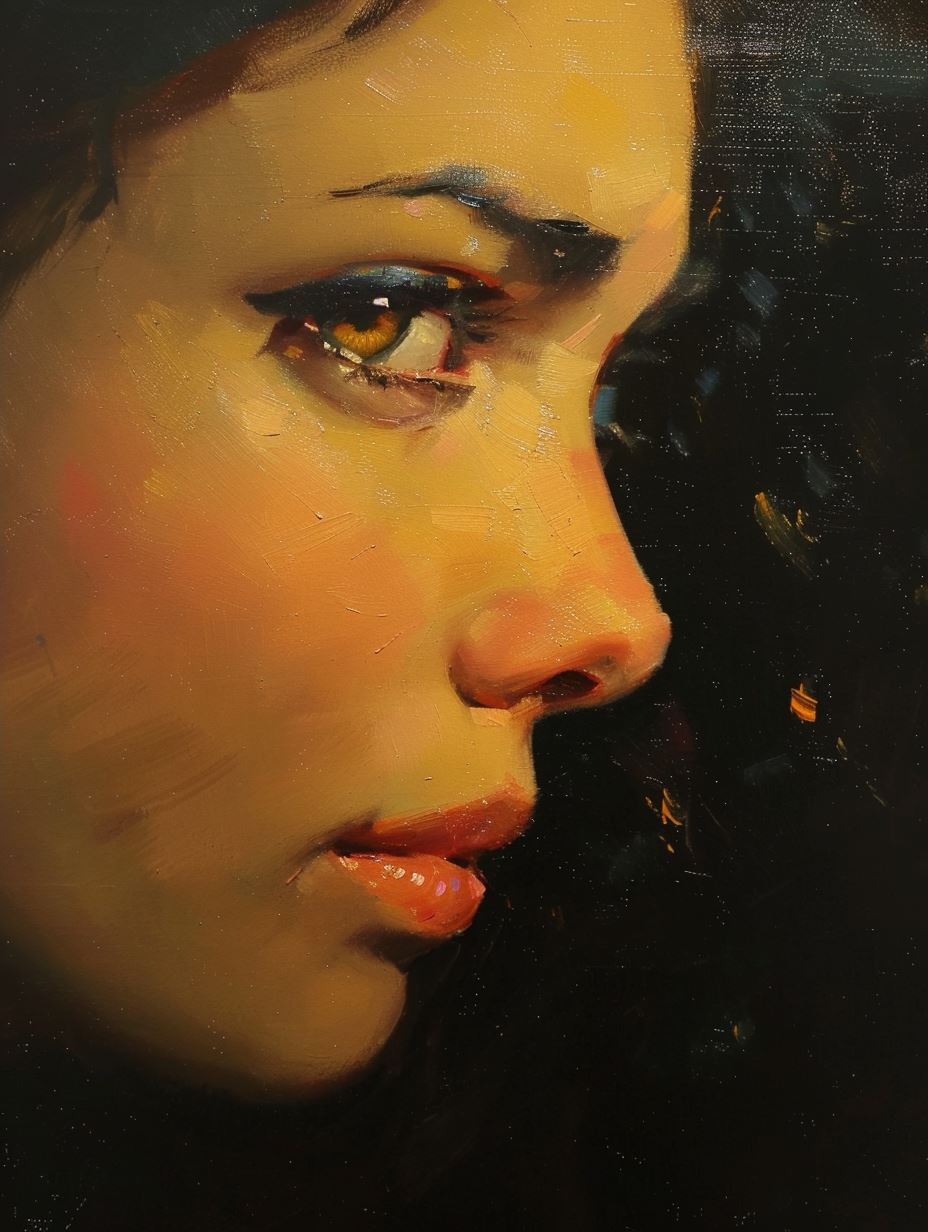 Shadows and Light: A Portrait Study - Image 2
