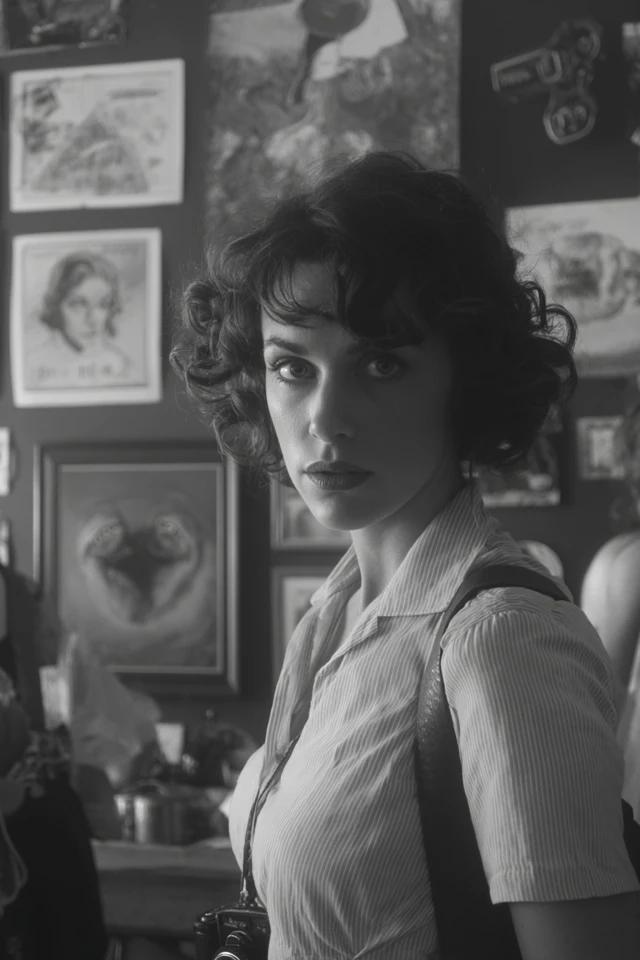 Noir Echoes: A Cinematic Collage - Image 1