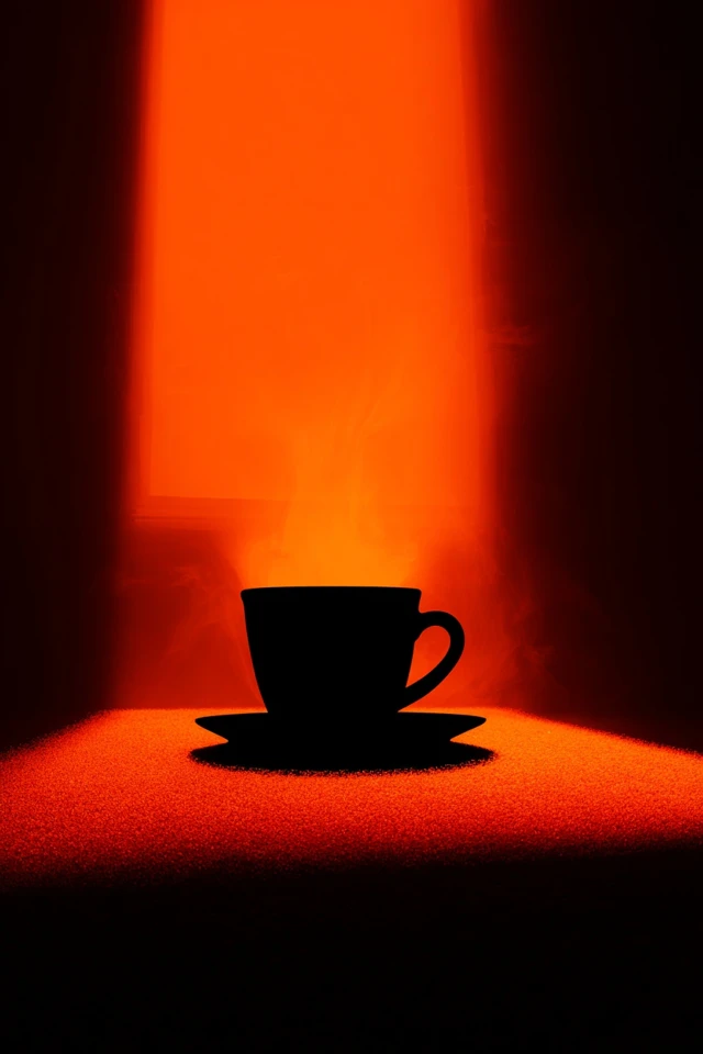 Crimson Silhouettes of Solitude - Image 4