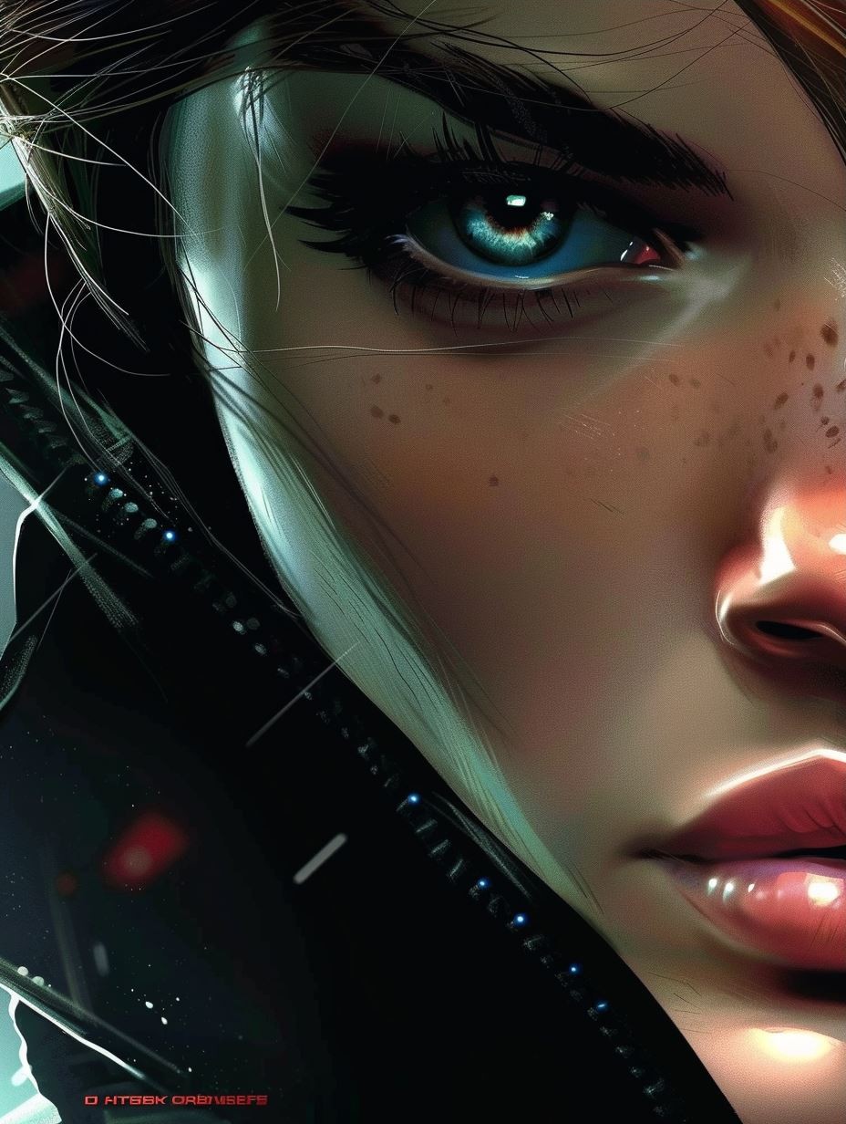 Cybernetic Noir Femme Fatale - Image 3
