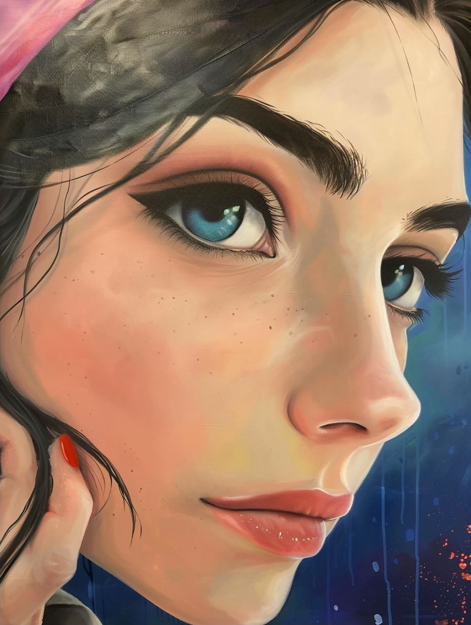 Ethereal Digital Portrait Artistry - Image 2
