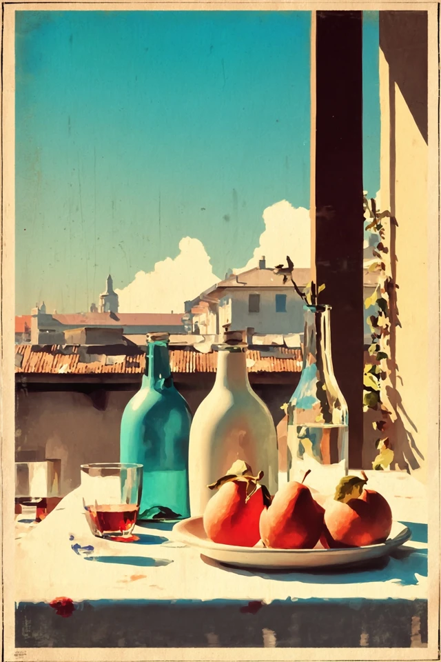 Vintage Azure Elegance - Image 3
