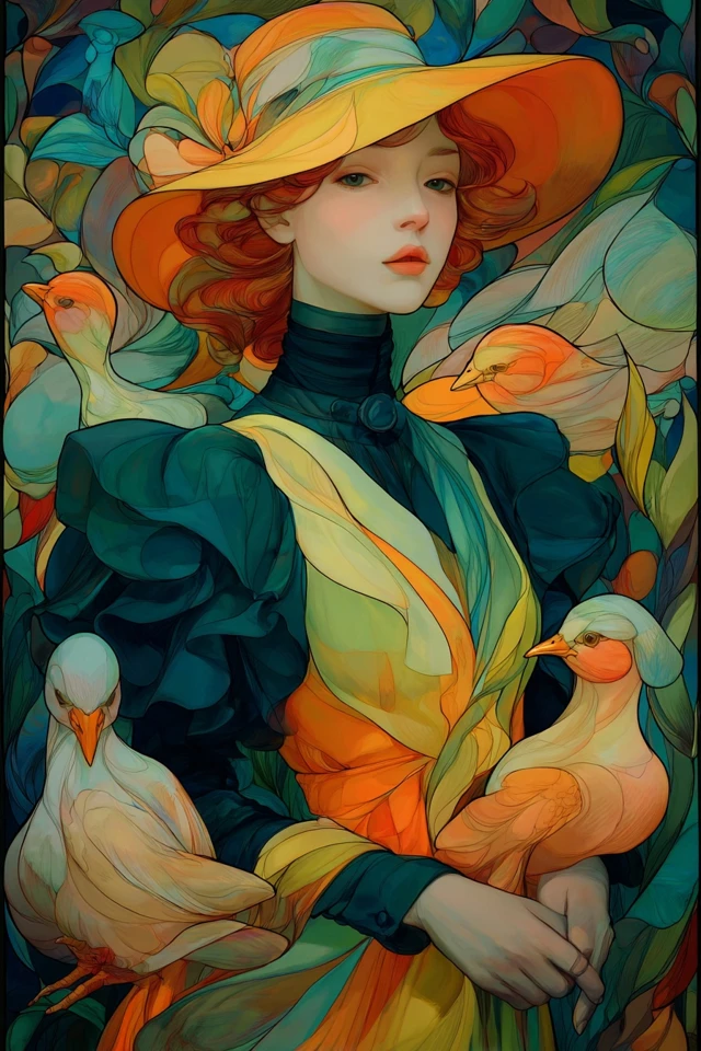 Autumnal Avian Elegance - Image 1