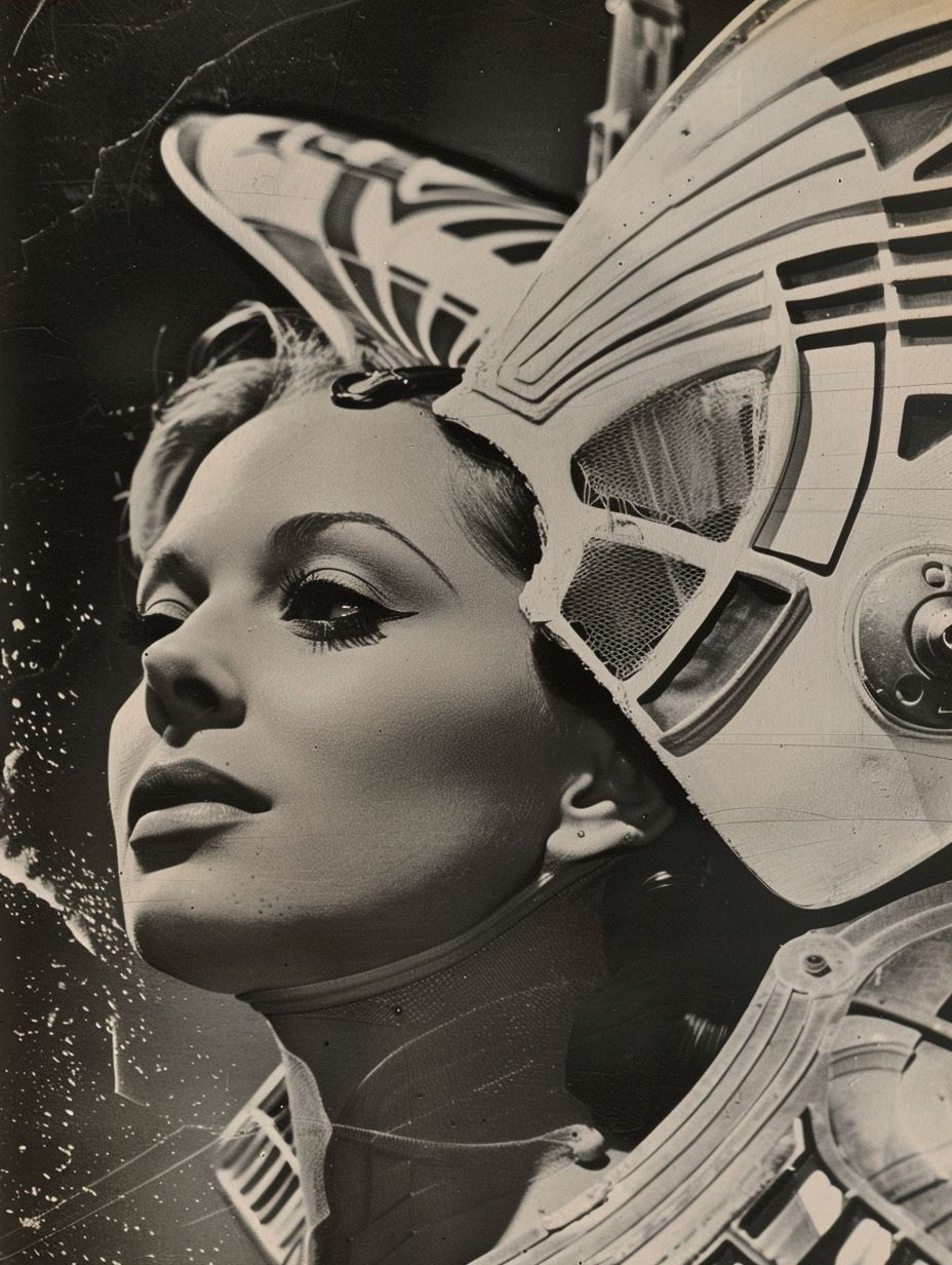 Vintage Avant Garde Collage Portraits - Image 3