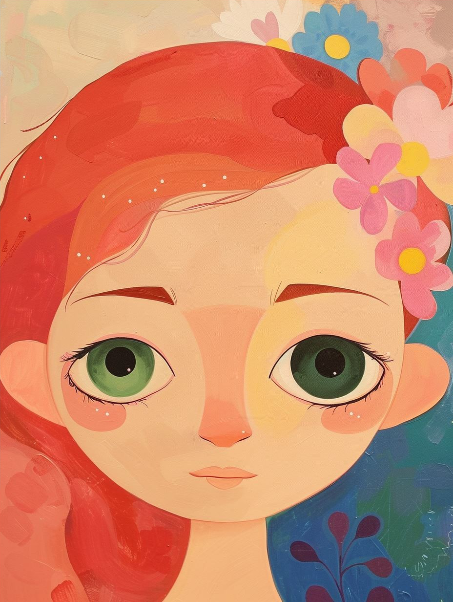 Four Faces of Whimsical Emotion - Image 4