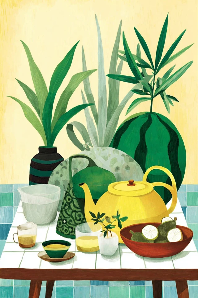 Botanical Portrait Serenity - Image 3