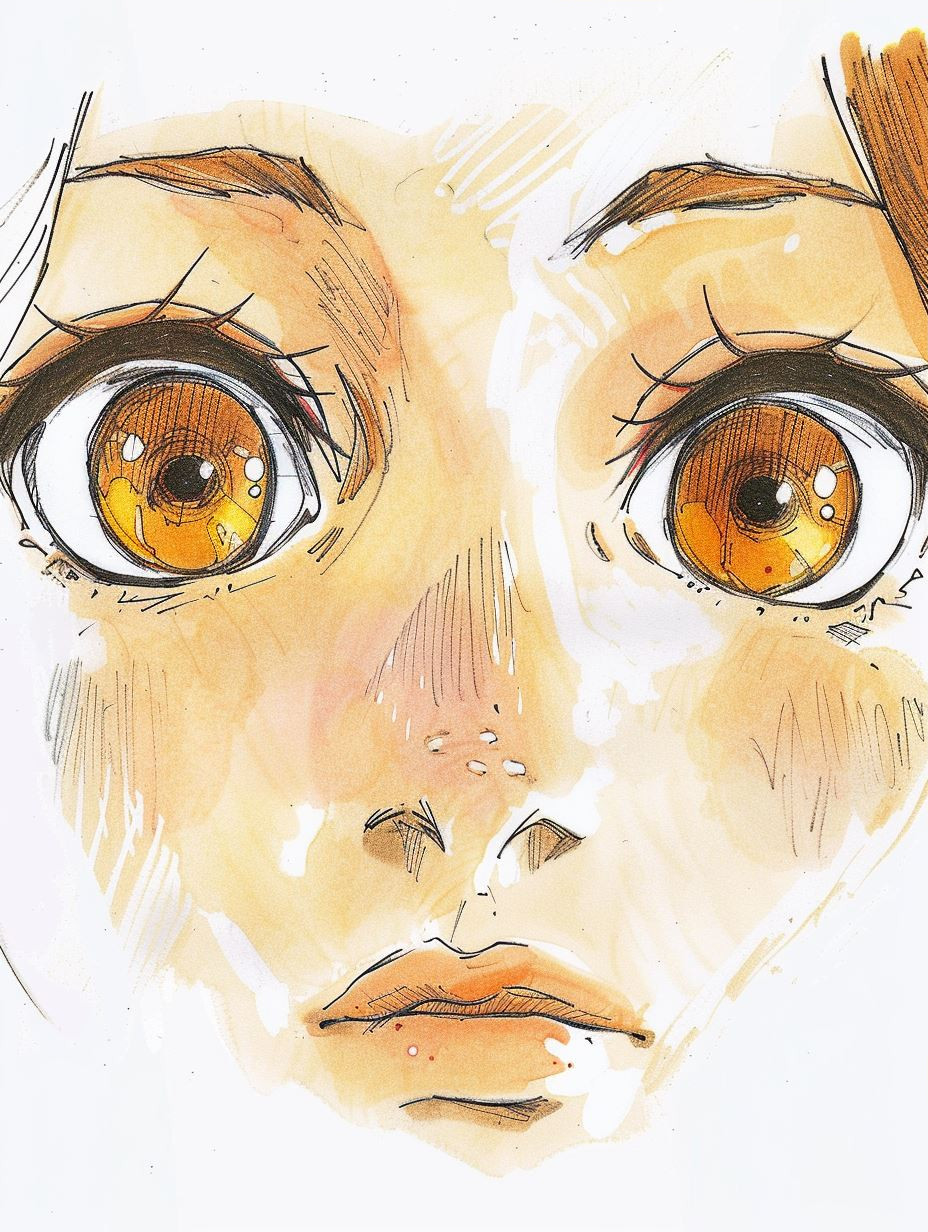 Ethereal Gaze: A Study in Expression - Image 3