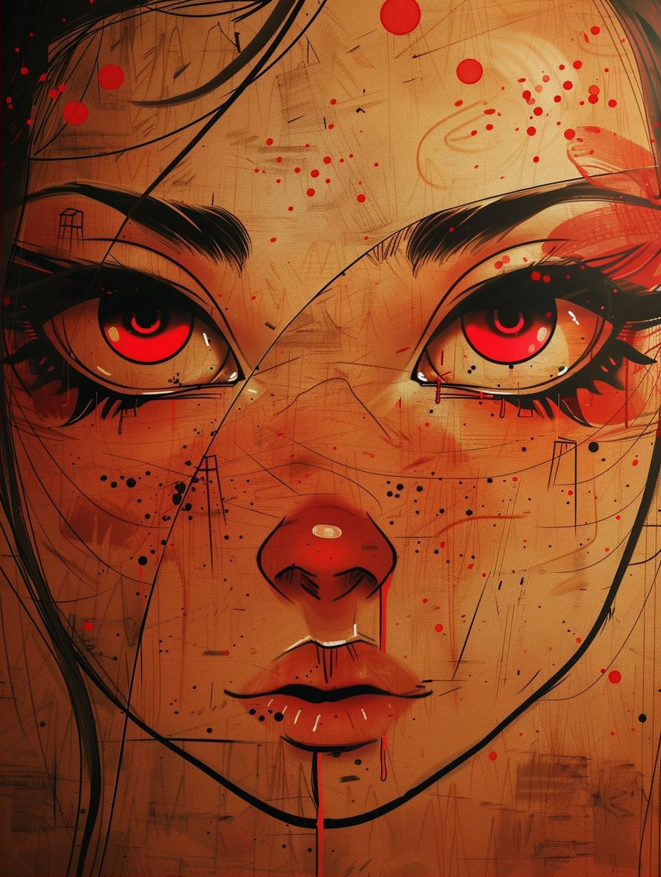 Crimson Echoes of Melancholy - Image 2