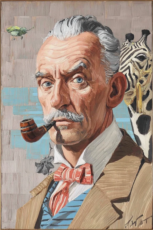 Eclectic Gentleman Portrait - Image 1