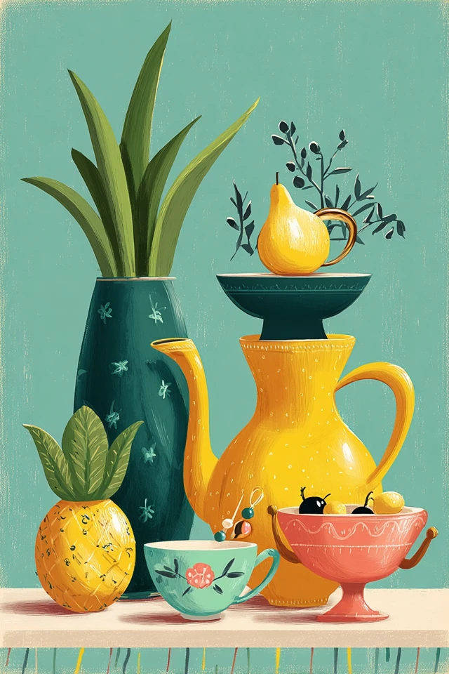 Vintage Chic Illustration - Image 3