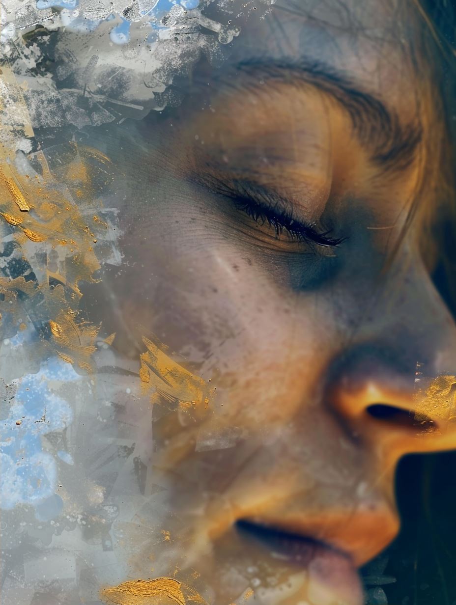 Frozen Gaze in Crystal Ice - Image 2