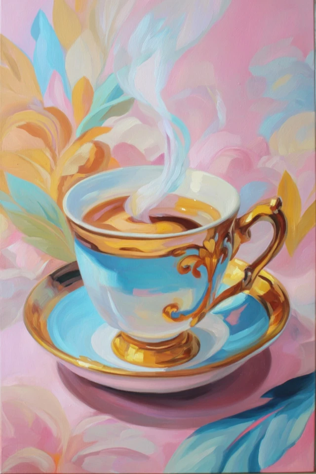 Azure Blossom Elegance - Image 4