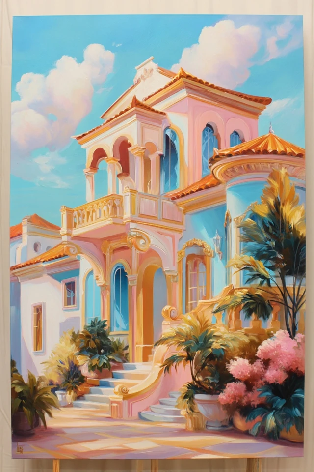 Azure Blossom Elegance - Image 6