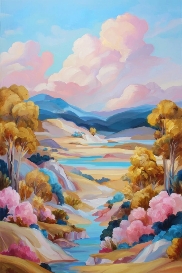 Azure Blossom Elegance - Image 2