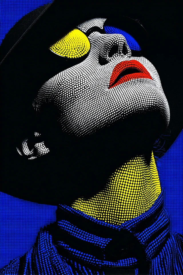 Halftone Neon Dream - Image 1