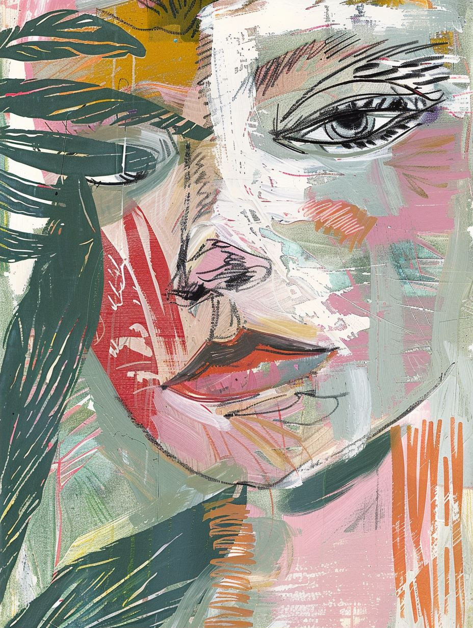 Faces of Emotion Abstract Portraiture - Image 2
