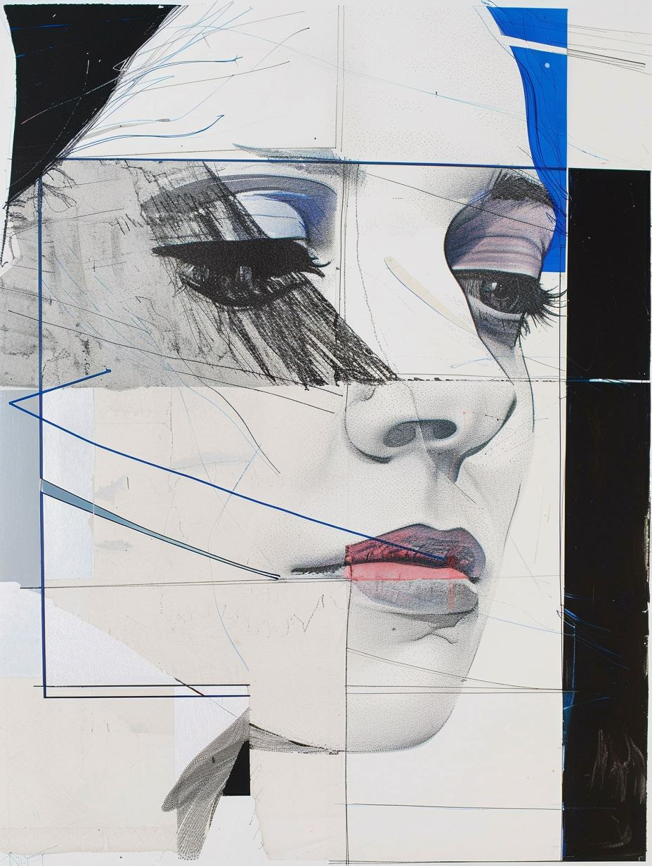 Fragmented Azure Gaze - Image 3