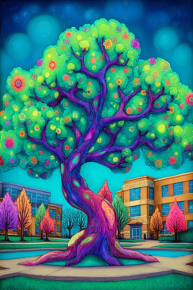 Psychedelic Prism Portrait - Image 5