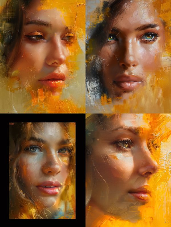 Golden Gaze Impression