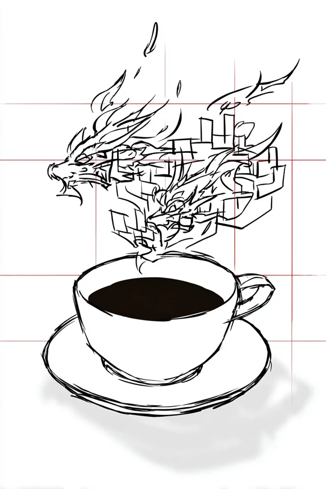 Angular Ink Portrait - Image 4