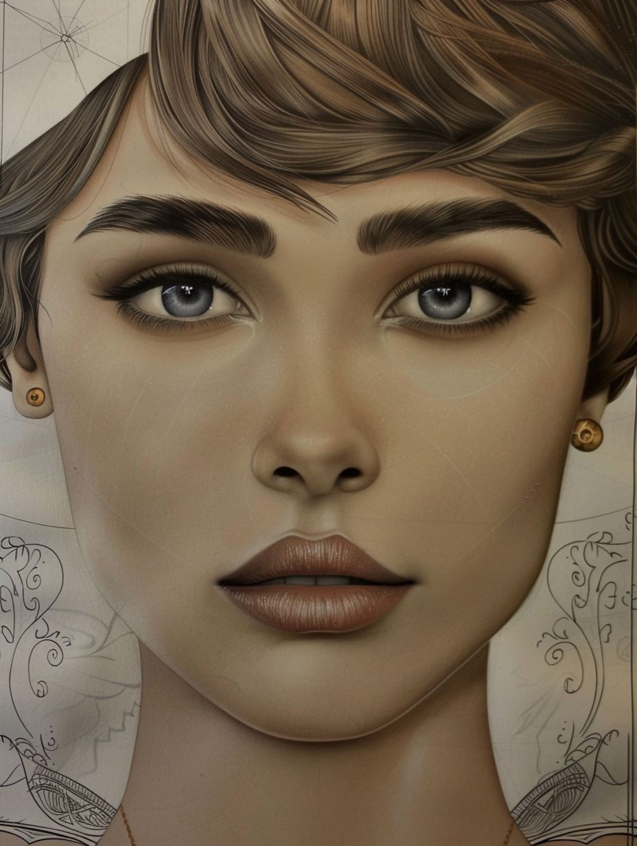 Ethereal Gilded Fantasy Portrait - Image 4