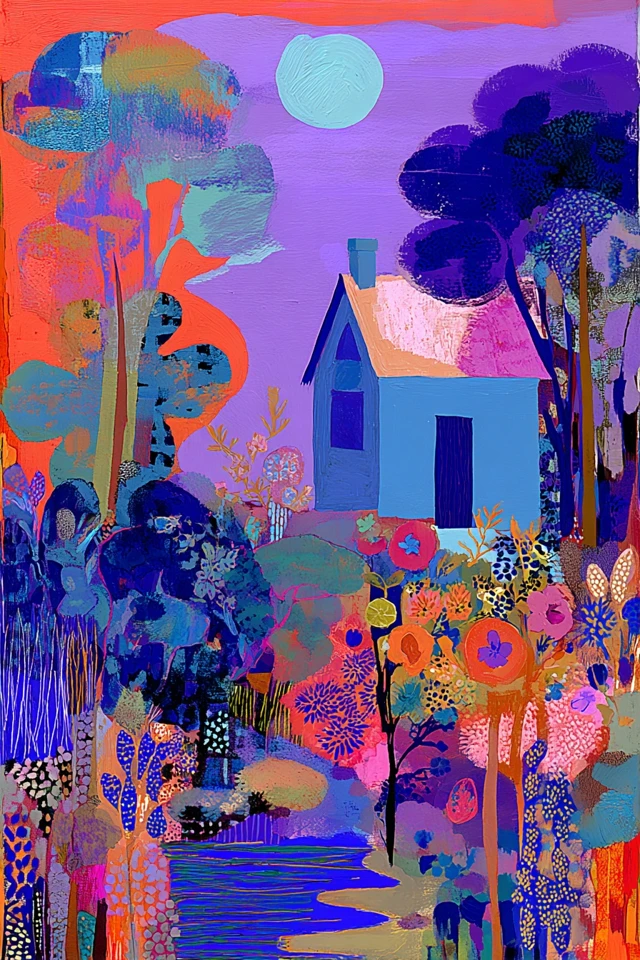 Vibrant Dreams in Four Panels - Image 6