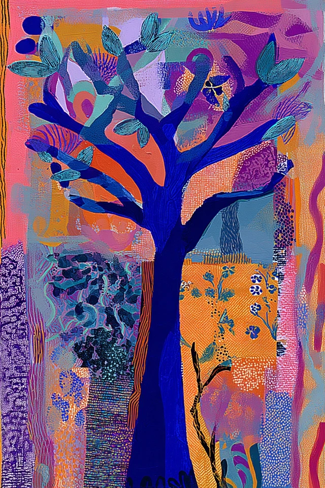 Vibrant Dreams in Four Panels - Image 5