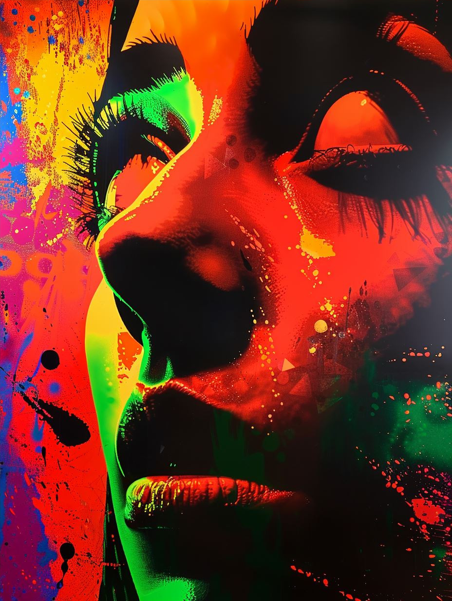 Neon Grunge Cyberpunk Portraiture - Image 4