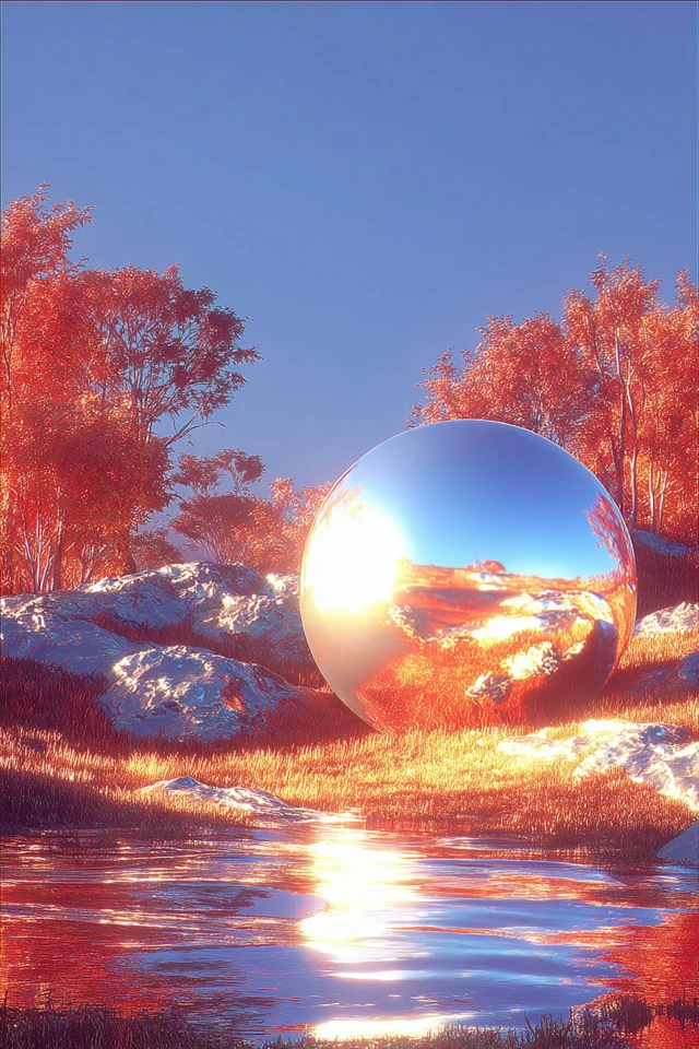 Neon Chrome Radiance - Image 2